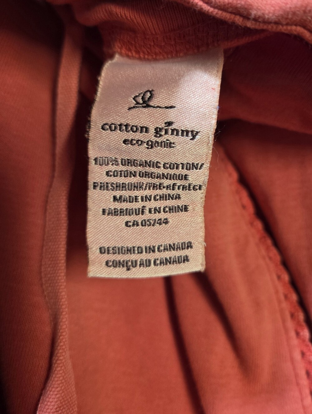 Y2K Cotton Ginny Ecoganic Orange/Pink Skirt Organic Cotton Sz S Cottagecore - Picture 4 of 6